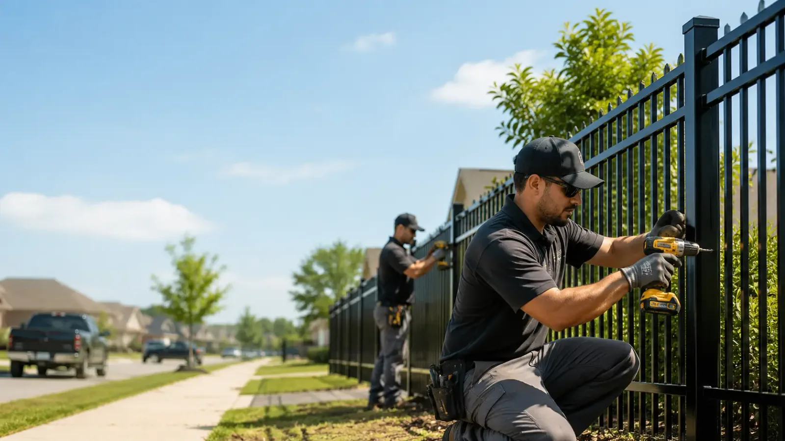 Metal Fence Installation in Berea, OH